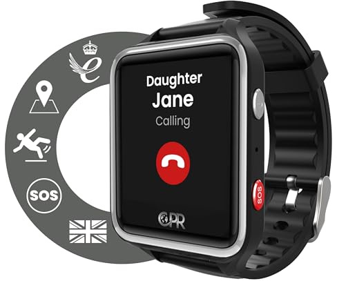 CPR Guardian Personal Alarm for Elderly and Dementia with Emergency SOS Button, GPS Location Tracking, 2-Way Voice Calling