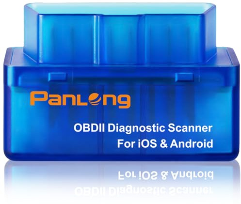 Panlong OBD2 Scanner Bluetooth for iPhone iOS Android OBDII Car Diagnostic Scan Tool Engine Fault Code Reader