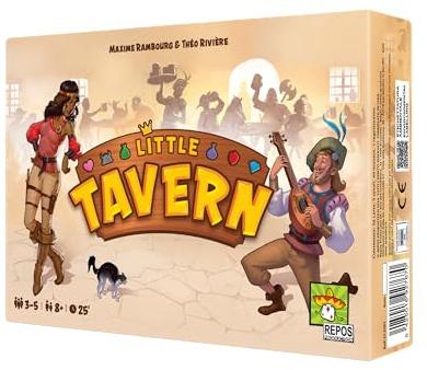 Asmodee - Little Tavern, Gioco da Tavolo, 3-5 Giocatori, 8+ Anni, Edizione in Italiano