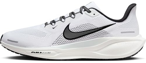 Nike Homme Air Zoom Pegasus 41 Running Shoe, White/Black-Pure Platinum-Summit White, 43 EU