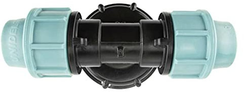 DLZFUDTY Rubinetto per Serbatoio,Rubinetto per Tanica 1pcs Adattatore per Serbatoio S60x6 a Tee Raccordo per Tubi 25mm Casa Forniture da Giardino Forniture Strumento Parte 3-Port Outlet 25mm