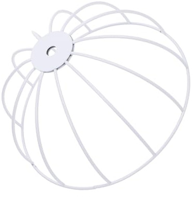 Ipetboom Telaio Paralume in Ferro Resistente per Lampade da Soffitto da Tavolo Struttura Semplice, Superficie Liscia e Alta Resistenza alla Corrosione per Accessori per Casa Lampade Fai
