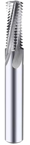 Gewindefräser, Vollhartmetall-CNC-Fräswerkzeug, Vollzahn, ISO-Zoll-Teilung, nanobeschichtet, M3, M4, M5, M6, M8, kompatibel mit Aluminium