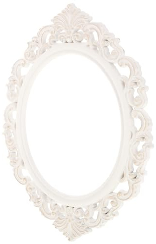 FUOYLOO Marco de Fotos Vintage de Mesa en Resina de Color Claro, Diseño Europeo Elegante y Ligero para Decoración DIY y Adornos Fotográficos Hogar