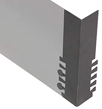 Firend, angolo esterno 50 x 50 mm, 3 mm, altezza 150 mm, per bordo del prato in acciaio Corten, bordo falciante per aiuole, bordatura in metallo Magic Pren ZP