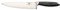 Rockingham Forge 259 Series 8 Inch Chef's Knife with German Steel Blade, Ergonomic Handle Made of ABS Plastic and Steel, Chef's Knife Stainless Steel & Dark Wood Handle, RF-2598