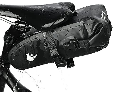 Rhinowalk Fahrrad Satteltasche Wasserdicht 1.5/2.5/5/10/13L Fahrradtasche Sitztasche für Outdoor Fahrräder Mountainbikes Rennräder