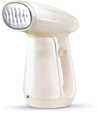 Bear 2024 Steamer para Ropa, 230mL Vaporizador de Ropa de Mano, con Cepillo Blanco,Vaporizador de Ropa de Gran Potencia de 1300 W, Calentamiento Rápido en 15 Segundos, Apagado Automátic