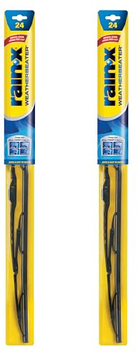 Rain-X 820245 WeatherBeater Wiper Blades, 24 Windshield Wipers (Pack of 2), Automotive Replacement Windshield Wiper Blades That Meet Or Exceed OEM Quality And Durability Standards