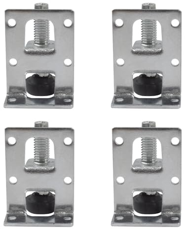 WUWWUT 4 Pcs Adjustable Furniture Leveler Feet, Heavy Duty Furniture Leveling Legs for Table Cabinet Workbench (50mm)