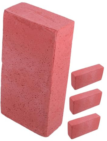 BESTonZON 4pezzi Blocchi di Schiuma per Costruzioni Realistici Mattoni Finti in Schiuma Morbida Oggetti di Scena per Palcoscenico e Film per Ragazza e Giochi da Costruire