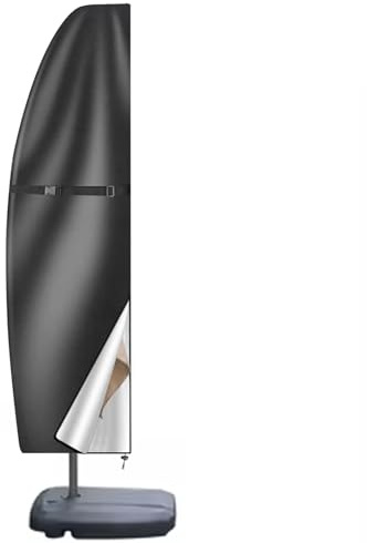 Generico Coperture per Ombrelloni da Esterno, Coperture per Ombrelloni da Esterno Impermeabili, Protezione per Ombrellone a Banana per Giardino Terrazza Piscina Balcone Feste