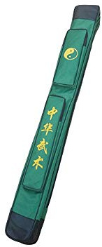 SOFIALXC Taichi Sac de Transport pour épée - Sac d'épée Kung Fu Chinois Sacoche Simple et Double Couche Sacoche pour Armes à feu Armes Martiales Sac Kung Fu,Doublelayerarmygreen