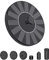 Solar Fountain Pump, 1.4W Circle Garden Solar Powered Water Pump Solar Panel Kit Water Pump for Pond, Fountain, BirdBath, Garden Decoration, Water Cycling, No Electricity Required