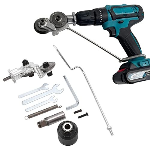 Taladro Eléctrico, Cortador de Placa para Reacondicionamiento, Herramienta Multifunción para Corte de Láminas de Hierro, Acero y Papel, Cizalla Eléctrica para Trabajos de Renovación y Mantenimiento