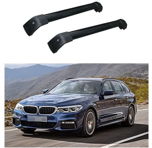 NAIRE Dachträger für BM-W 5 Series G31 Touring Estate 2017-2022,Auto-Dachrelingträger Schmutzabweisend Dachgepäckträger Fahrradträger Fahrradträger,A
