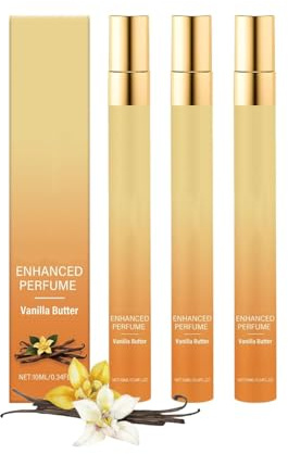 Profumo alla Vaniglia per Donna, Profumo alla Vaniglia per Capelli & Corpo, Fresco ed Elegante, Note Naturali, Adatto Spray Profumato per la Vita Quotidiana & Viaggi (3PCS)