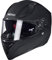 Nexo Integralhelm Motorradhelm Helm Motorrad Mopedhelm Sport II, herausnehmbare Polster, mehrfache Be-, Entlüftung, Windabweiser, klares Visier, Ratschenverschluss, Gewicht: 1.350 g, matt Schwarz, XL