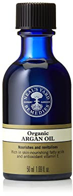Neal's Yard Remedies | Organic Argan Oil | Multipurpose Beauty Oil for Skin, Hair & Nails | Fatty Acids & Vitamin E for Revitalising & Nourishing | 50ml