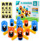 Tic Tac Toe Spiel, 2 Spieler Brettspiele Big Eat Small Game Eltern Kind Interaktion Kinder Spiele Klassisches Familien Brettspiel Interaktives Tischspiele Spiel für Eltern Kinder