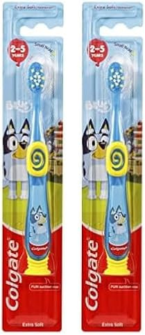 Colgate Cepillo de dientes extra suave, para niños de 3 a 5 años (Paquete de 2)