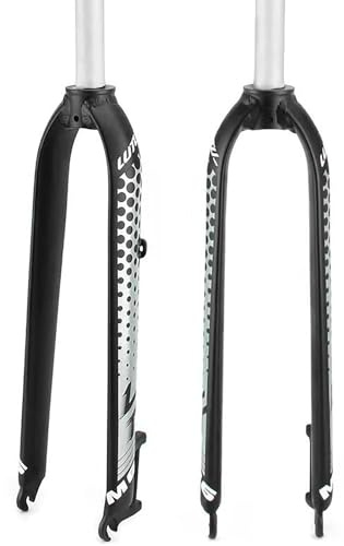 LYMFCFC Forcella per Mountain Bike Forcella Rigida 26 27,5 29 Pollici MTB Anteriore per Mountain Bike 9Mm QR Freno A Disco per Bicicletta B,29in