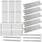 Htanch 96021 11081 66025 Grill-Ersatzteile für Broil-Mate, Huntington und Broil King Baron 540,590 590-S,9235-24 9235-27, Grillbrenner, Heizplatten, Roste, 5 Stück