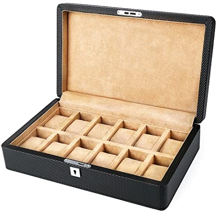 CVNIMV Estuche para Relojes Estuche Enrollable para Relojes Estuche para Guardar Relojes Estuche para Joyas para Hombres y Mujeres Estuche para Relojes Enrollador para Relojes