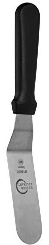 Mercer Culinary Offset Spatula, 6 Inch, Stainless Steel,Black