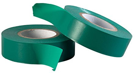 Gocableties Green Electrical Tape, 19mm x 20m, Strong Self-Adhesive PVC Insulation Tape for Insulating, Repairing and Protecting Electrical Wires, 2 Rolls