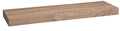 5 five simply smart 5five - Étagère Murale Flottante Fixy Effet Bois Naturel 60 x 23,5 cm - pour Salon, Chambre, Bureau