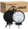 Willpower 2pc LED Scheinwerfer 10cm 4‘’ 27W LED Arbeitsscheinwerfer 12V 24V Zusatzscheinwerfer Auto Rückfahrscheinwerfer Led Wasserdicht für Offroad Traktor SUV ATV Rund