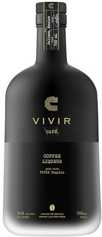VIVIR Café VS - Coffee Liqueur Made With VIVIR Tequila Blanco 100% Blue Weber Agave, Mexican Coffee Beans & Piloncillo, Intense & Aromatic Coffee With A Subtle Agave Finish, 70cl, 30% ABV