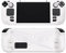 playvital Coque pour Steam Deck Console Accessoires,Housse Protection pour Steam Deck LCD avec Capuchons Joystick,Cover Silicone Souple avec Design Bouton Arrière-Blanc,Armor Série
