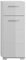 Standschrank weiß NB weiß Hochglanz MDF TZ Schrank Modern Elegant - 30x79x31 cm (BxHxT) - Badschrank - [Niloa.Four] Bad Badezimmer WC