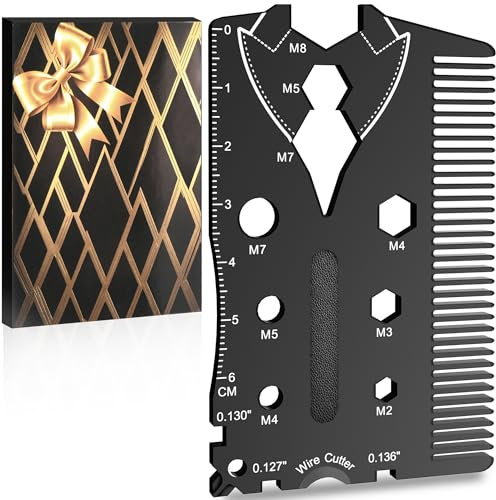 Lustige Männer Geschenkideen Multitools Werkzeug, Coole Anzugstil Multifunktionswerkzeug Papa Vatertag Geschenke, Weihnachten Geschenke Herren 18 in 1 Camping Zubehör Gadgets, Geburtstagsgeschenke