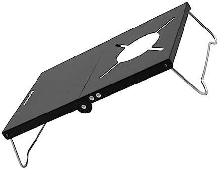 TINEASUR Table Pliante Compacte pour Barbecue D'extérieur Support De Rangement pour Camping Randonnée Et Pique-