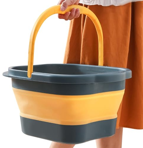 Foot Soak Badkar – hopfällbar fotbadbassäng | hållbar plastfot – spa för blötläggning fötter bittersalt – avkoppling | Fotpool – Home pedikyrterapi