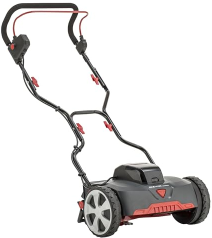 AL-KO Tosaerba a batteria Razor Cut 38.6 Li HM Comfort, larghezza di taglio 38 cm, tecnologia di taglio senza contatto, per superfici tra 50 – 150 m², batteria e caricatore non inclusi