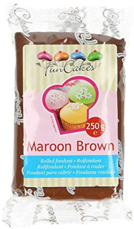Pasta de azúcar Maroon Brown 250 g