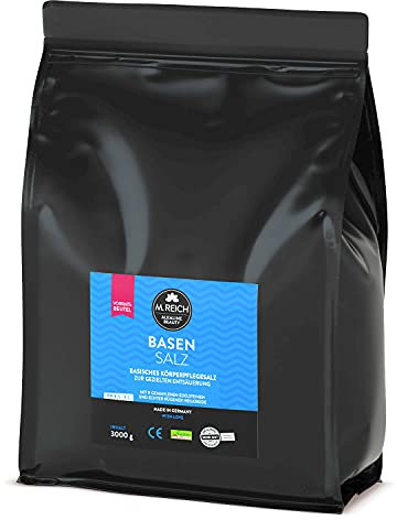M.Reich Sale basico – 3000 g – Bagno di base – Dispositivo medico per la disacidificazione mirata sulla pelle – Con terriccio curativo Rügener e polvere preziosa – Ideale come bagno completo e piedi