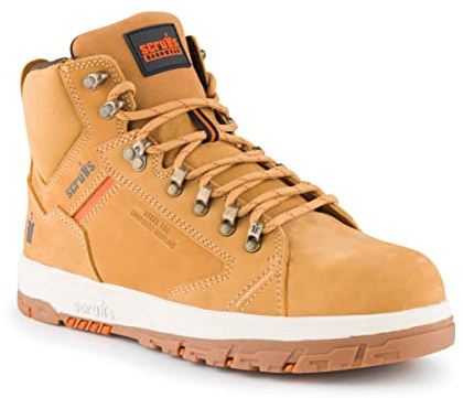 Scruffs Mens Nevis Safety Tan Ankle Boot, Tan, 10 UK