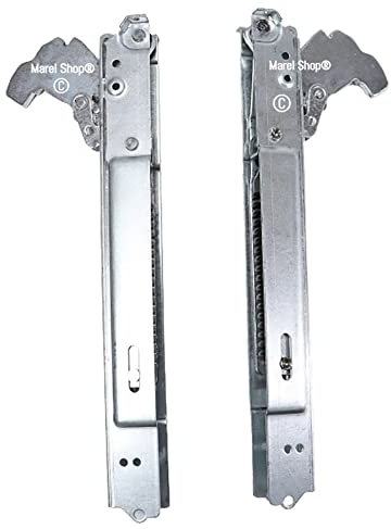 Marel Shop® - Kit 2 Pezzi Cerniera Porta per Forno compatibile con Electrolux Zanussi Rex per Modelli : FMS041 - FMS051 - ZOB665X - ZOB682X - ZOB865QA