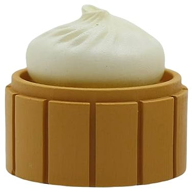 Cmokifuly Cute Keys 3D Niedlich Benutzerdefiniert Tastenkappen,ESC Keycap für mechanische Tastatur OEM R4 Profil Magnetisch Interessant Durchscheinender Sockel Schlüsselkappe (Gedämpfte Brötchen)