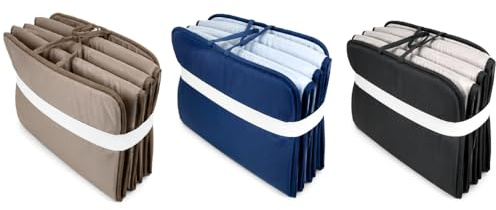 Tata Home Materassino Prendisole Pieghevole Cuscino Imbottito per Sdraio Lettino Spiaggia Trasportabile Salvaspazio Misura Maxi 52x200 cm Blu Avio