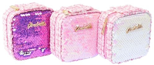 Girabrilla Mini Case, 1 Mini Trousse con Specchio e Set di Trucchi per Bambini, colore a sorpresa
