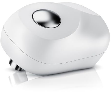 Arendo Abrelatas eléctrico con función auto start/stop de un solo toque, Abrelatas Automático Electrónico One Touch, abrelatas para todos los tamaños, bordes lisos, higiénico, compacto, sin cable