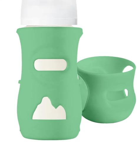 Couvercles pour bouteilles de lait de qualité alimentaire - manchon isolant en silicone, bouteilles de lait en verre | couvre-biberon résistant aux hautes températures pour l'allaitement maternel