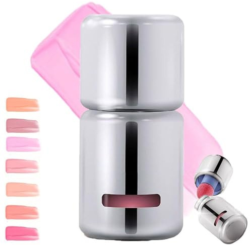 Jelly Color Flüssigrouge, Highlighter-Kontur 3-in-1 für Damen, Matte Nude Make-up Rouge Creme, Langanhaltend, Schweißfest für die Wangen