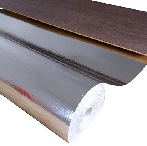 uficell® MyStyle Akustik Dämmunterlage Verlegeunterlage für Laminat- Parkett- und Designböden, Trittschalldämmung ca. 18 dB, Gehschallverbesserung ca. 25%, Stärke: 1,5 mm (60 m²)